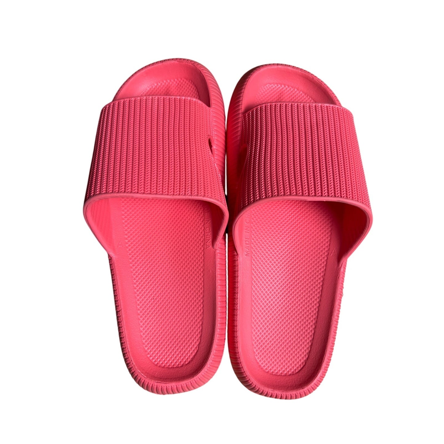 Women's Pink Puff Slide Sandal Size 11.5