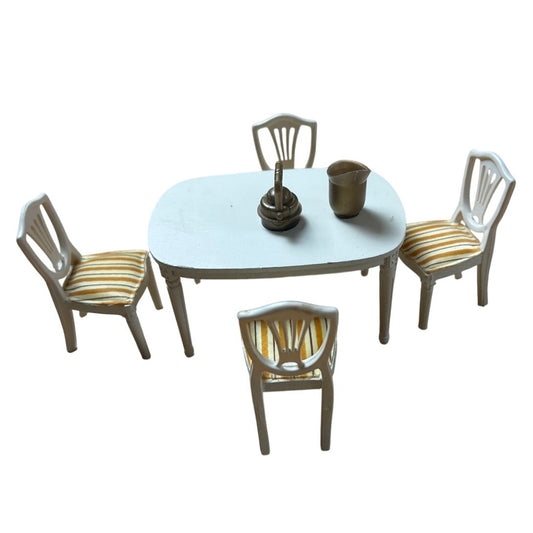 Vintage Miniature Play House Dining Set in Regency Style