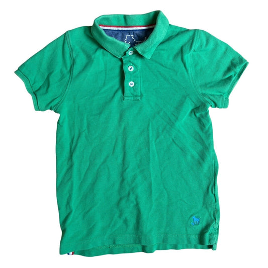 Mini Boden Green Polo Shirt Boys Top Size 7-8Y