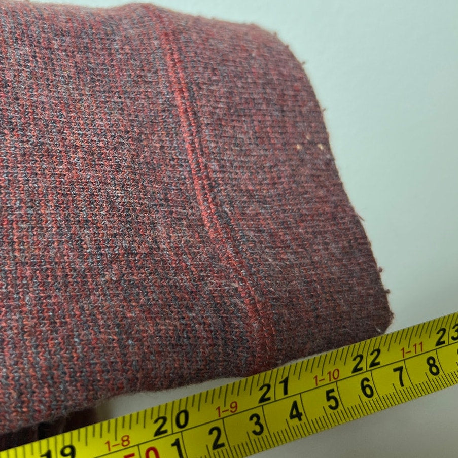 Mammut Sweater Women's XL Maroon Full Zip Logo Fleece Lined Sweatshirt Hoodie