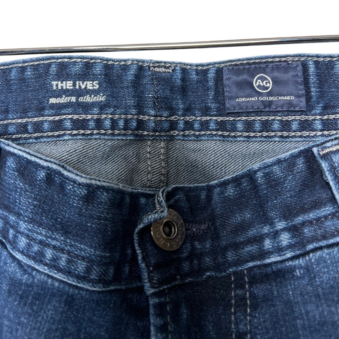 Adriano Goldschmeid The Ives Modern Athletic 34 x 32 Slim Straight Leg Men's