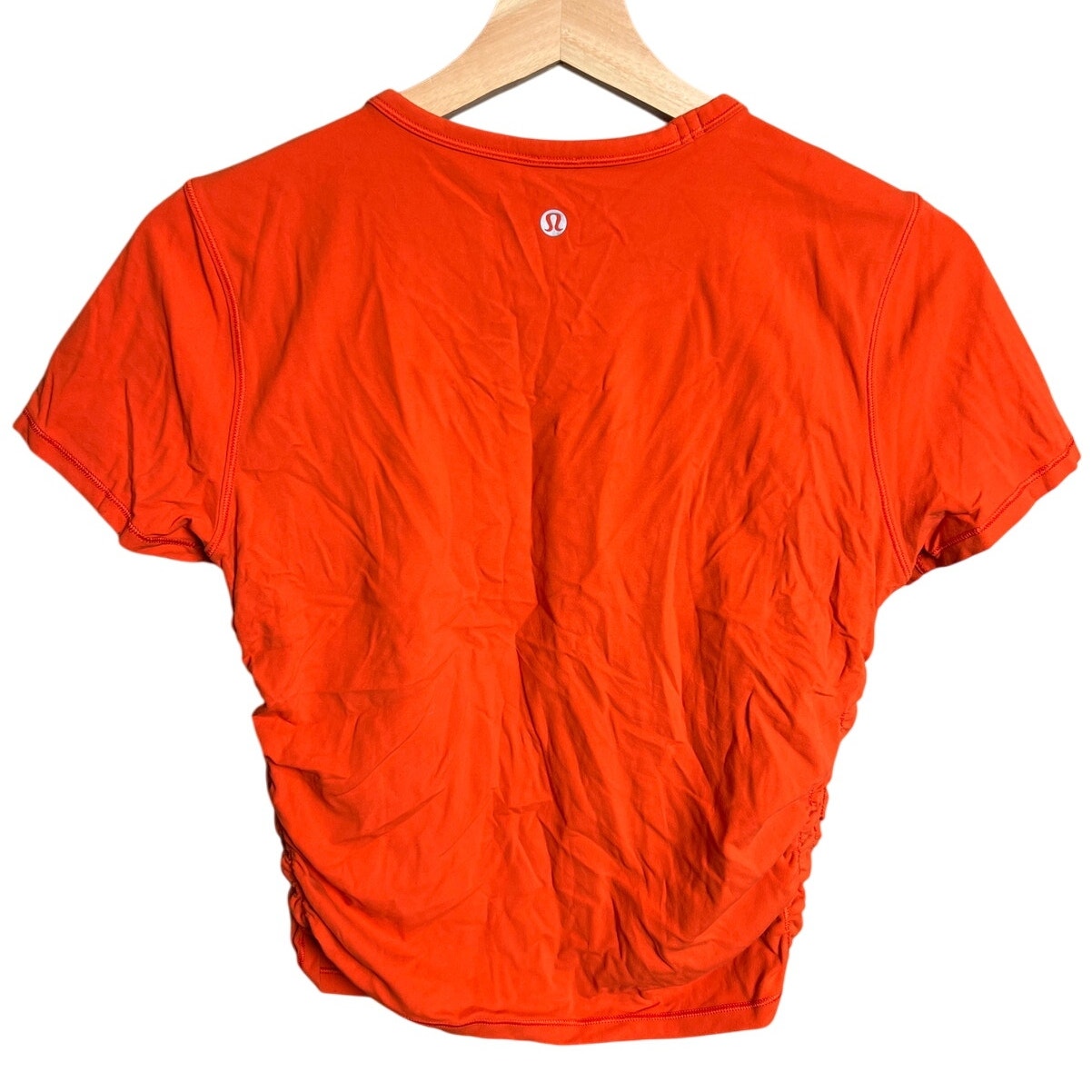 Lululemon Orange Women Top Synched Side *Dimensions In Picture*