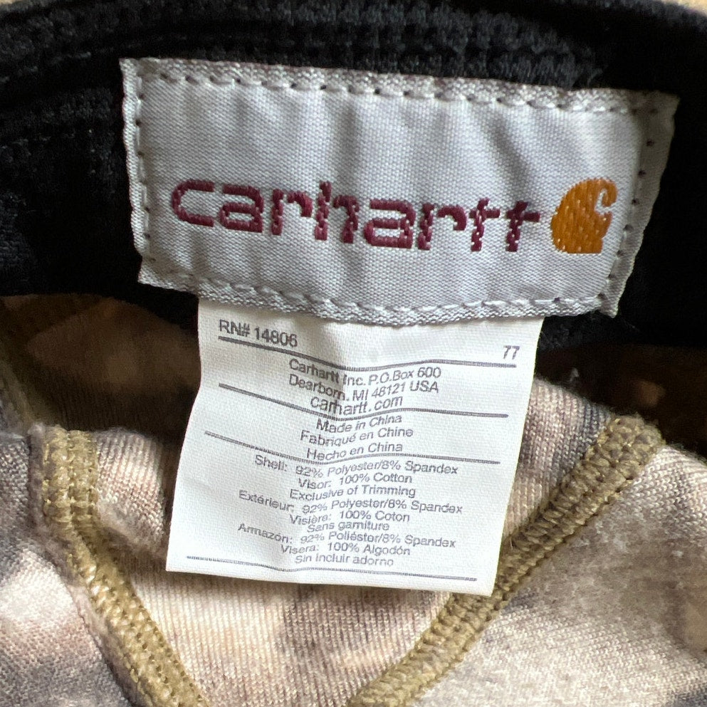 NWT Carhartt Men's Force Griggs Fleece Real tree Visor Baseball Cap One Size
