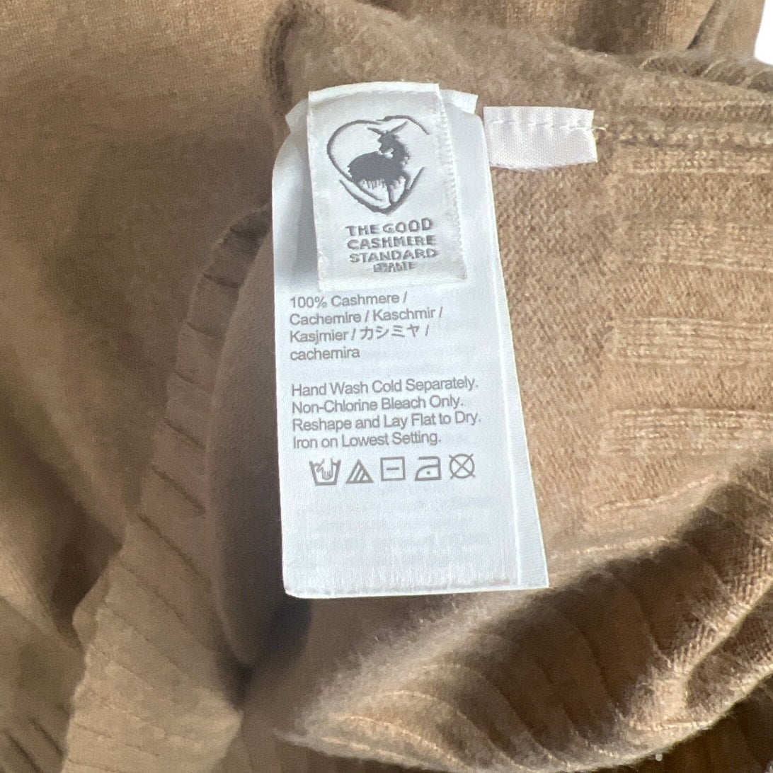 J. Crew Pullover 100% Cashmere XXS Beige Crewneck Turtle Neck