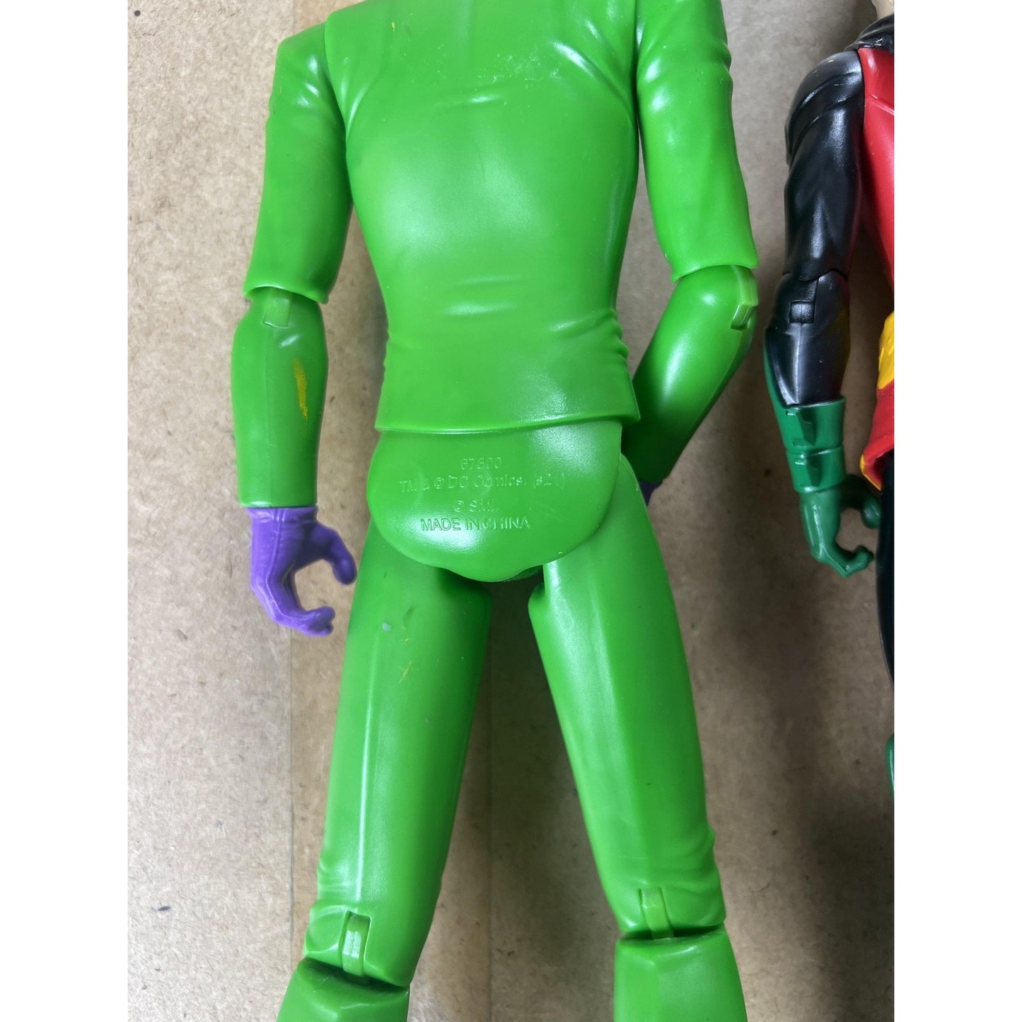 DC Comics Robin Joker Riddler Action Figure Lot Of 3 Multicolor Unboxed