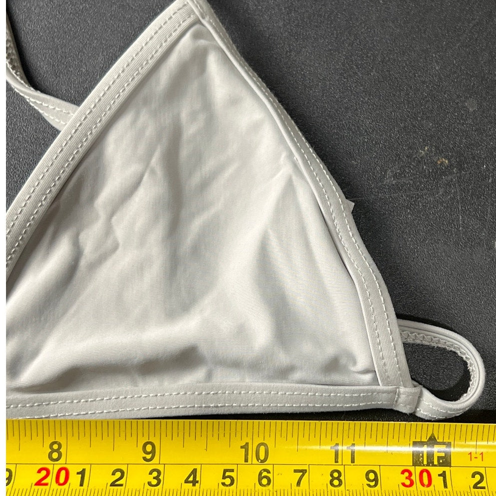 Dipping Daisy's Swimwear Top and Bottom Medium Gray Bikini Set