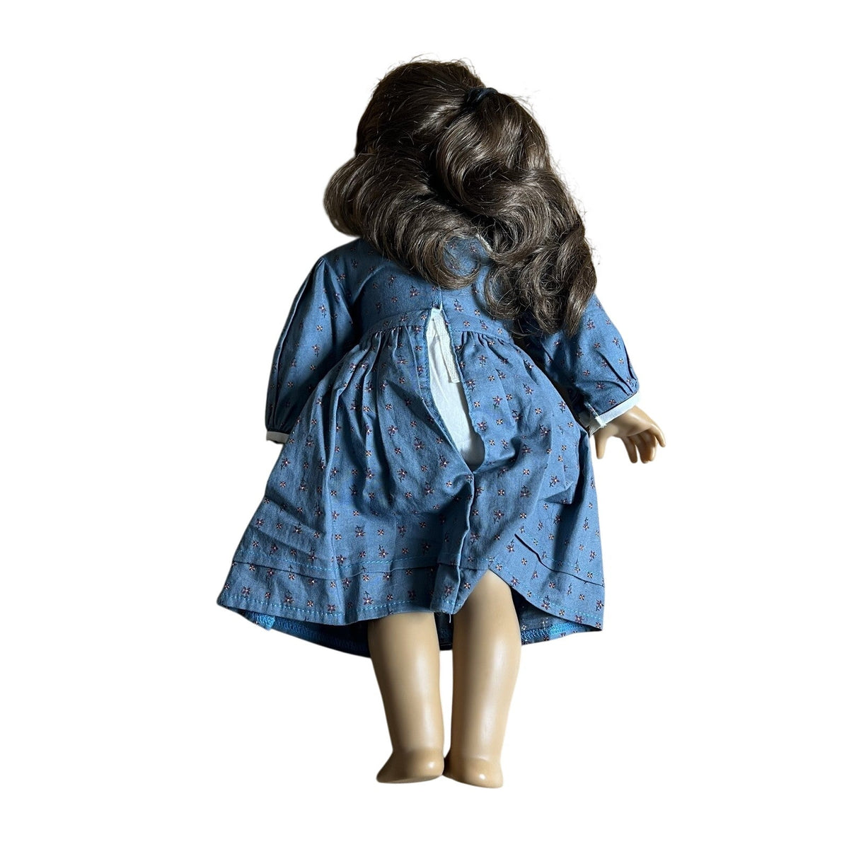 American Girl Brown Hair Blue Dress Doll 18 Inch Classic Outfit Toy Collectible