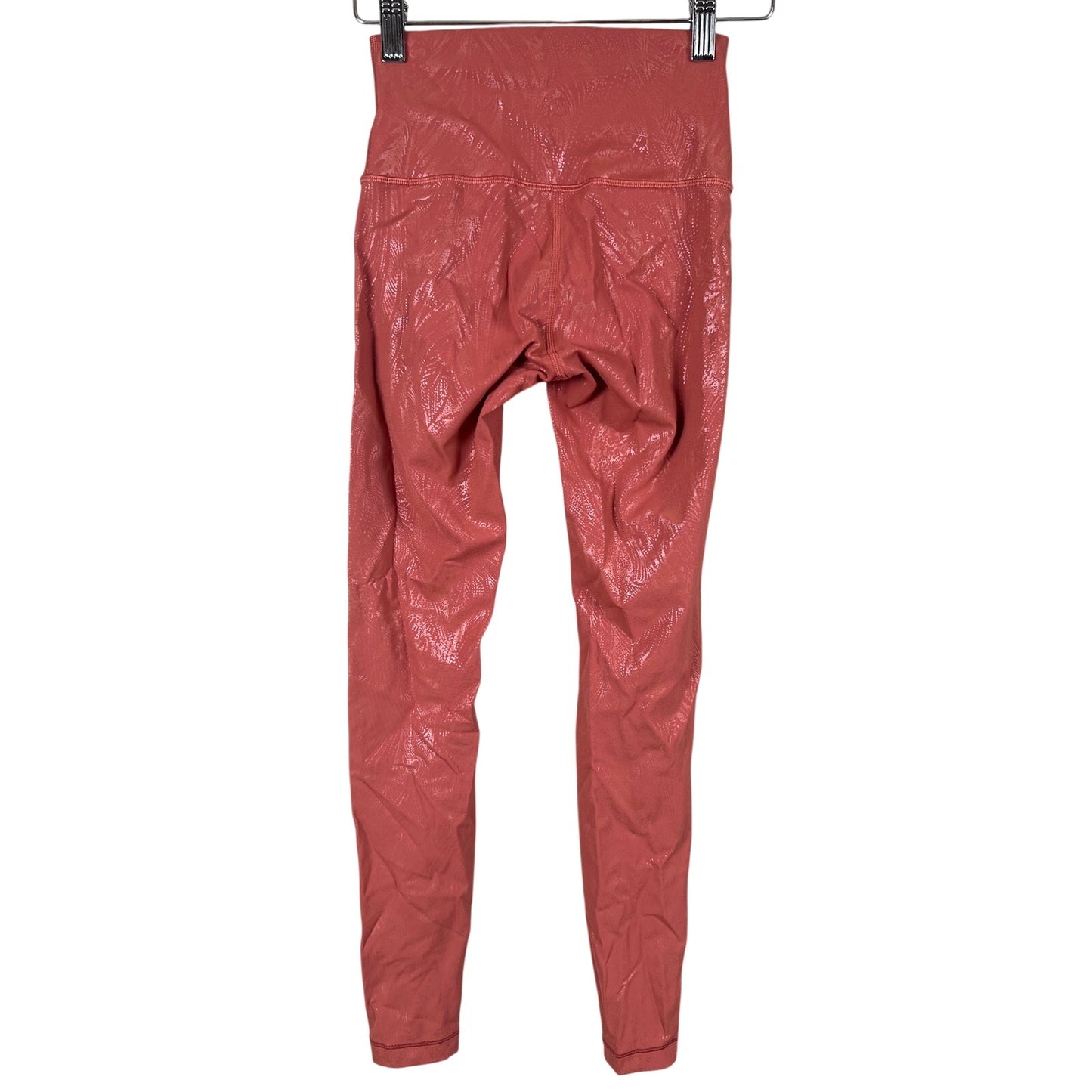 Lululemon Wunder Under Shine Pink Print Size 2