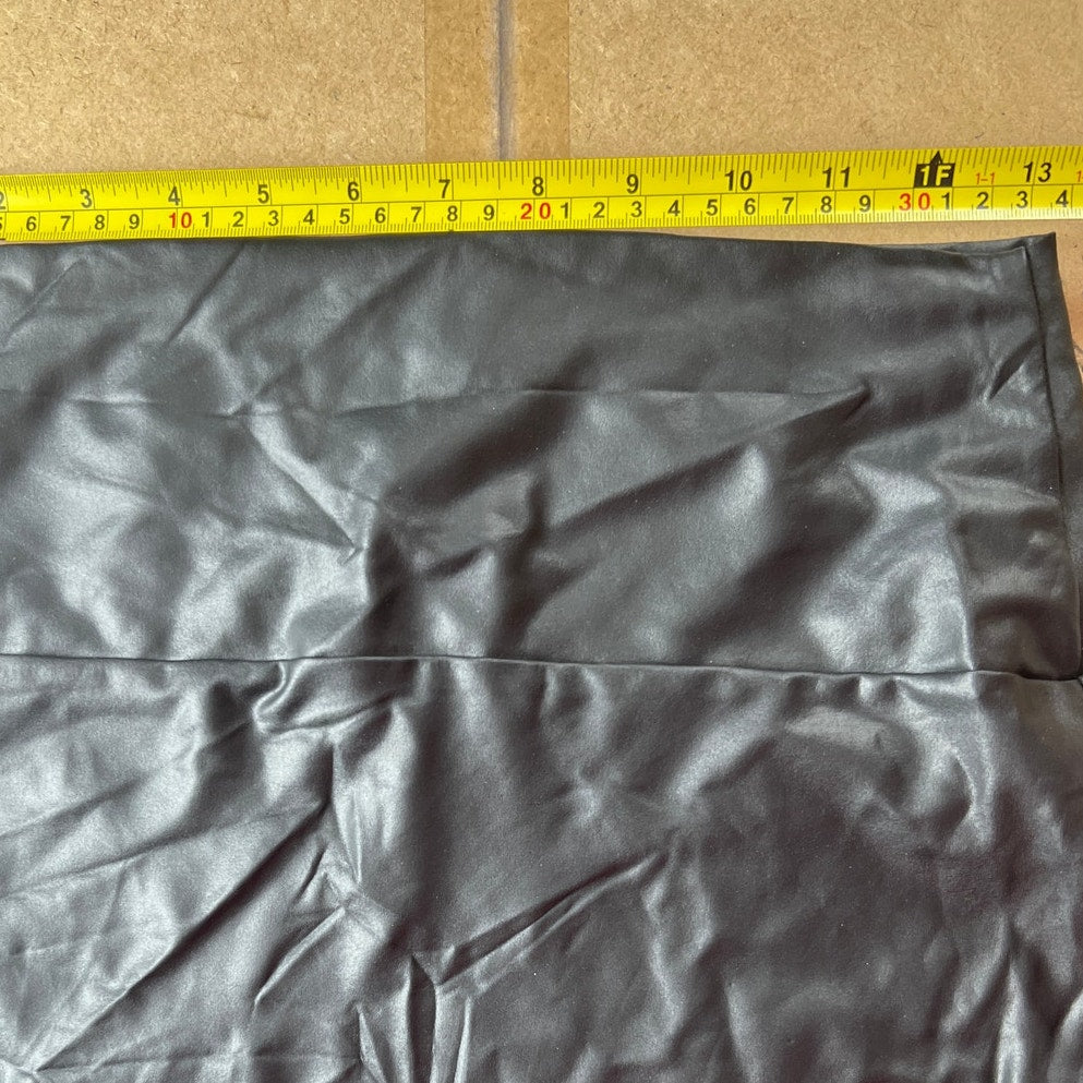 Y2K Windsor Black Mini Skirt Faux Leather Size M