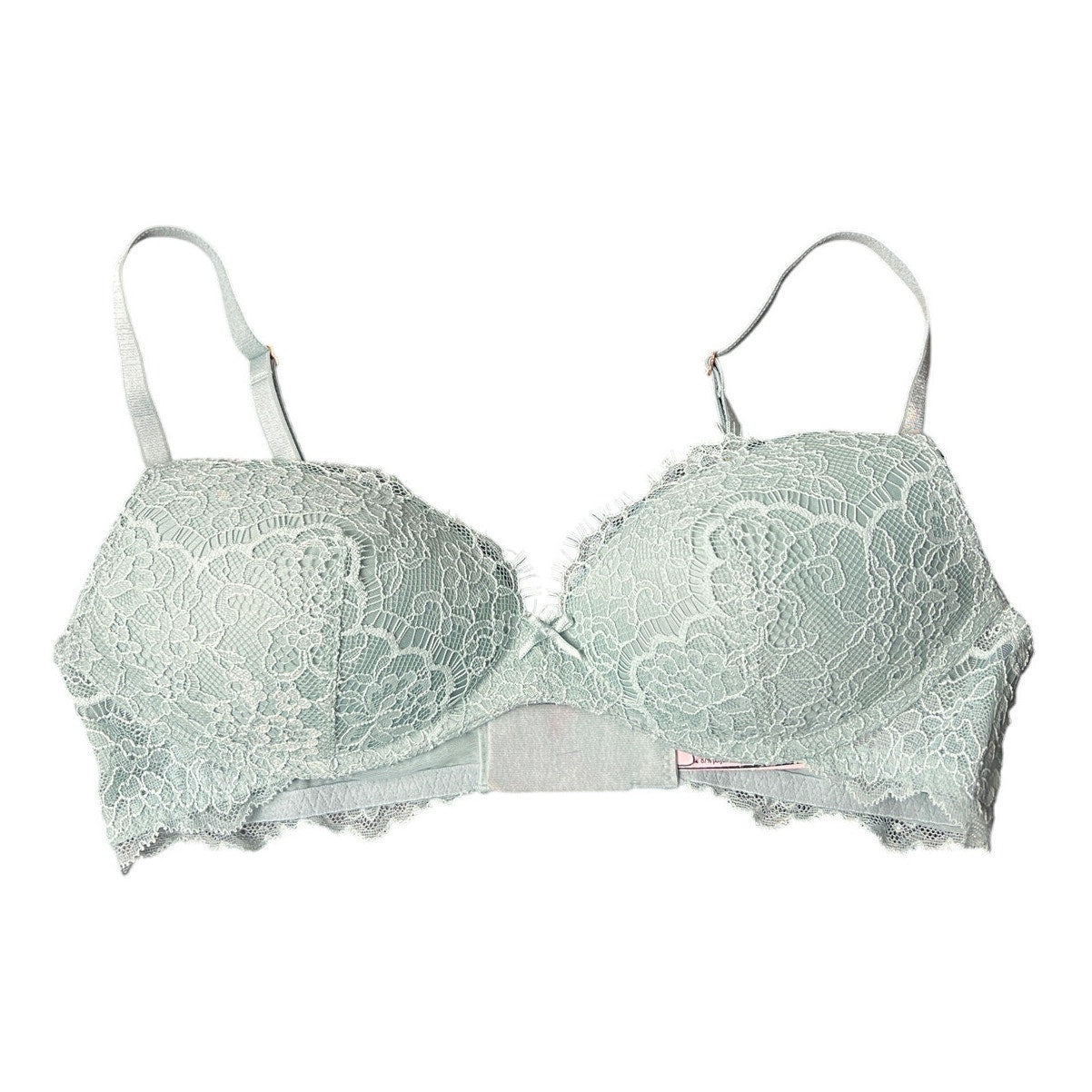 Victoria Secret No Wire 32B Dream Angels Push Up Wireless Lace Bra