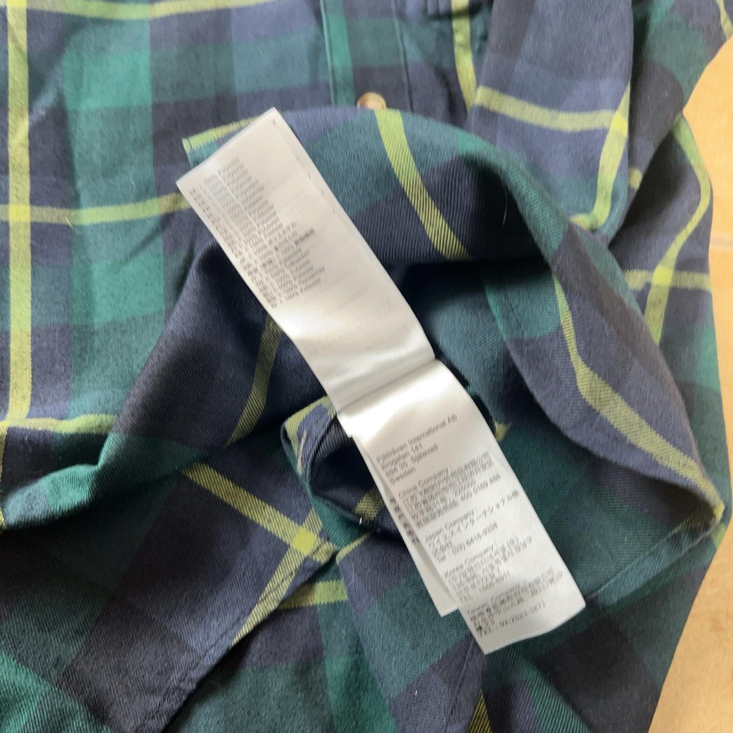 Fjallraven Shirt Mens S Green Plaid Long Sleeve Flannel Button Up Casual