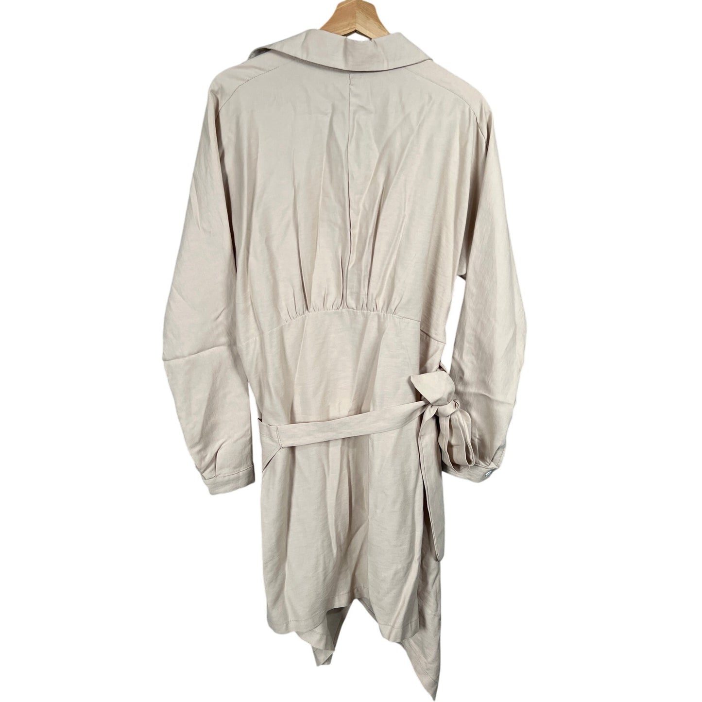 Kate Hewko Draped Shirt Dress Cream *Dimensions in Picture*