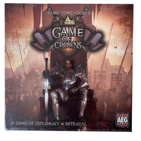 Alderac Game Of Crowns Strategy Board Game 2015 4-8 Players Diplomacy AEG