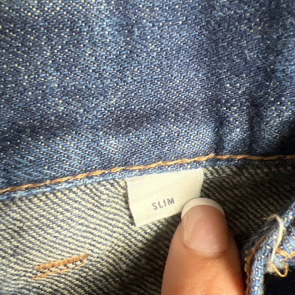 Taylor Stitch Size 35 Men's Jeans Slim Blue Denim