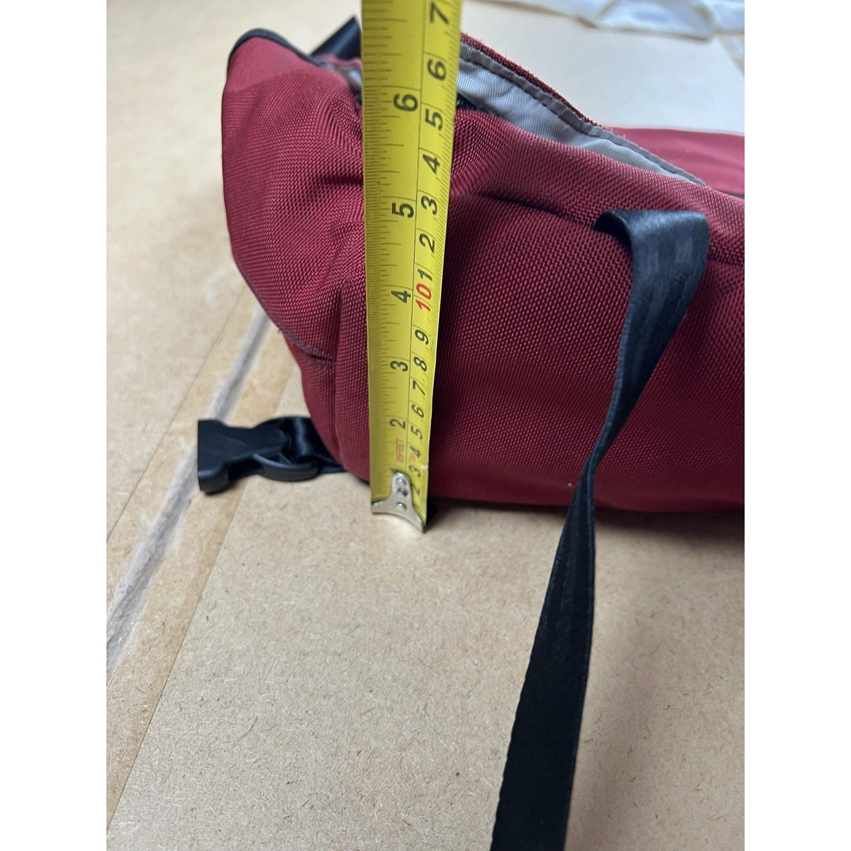 Patagonia Messenger Bag Mens Medium Red Canvas Lined Adjustable Padded