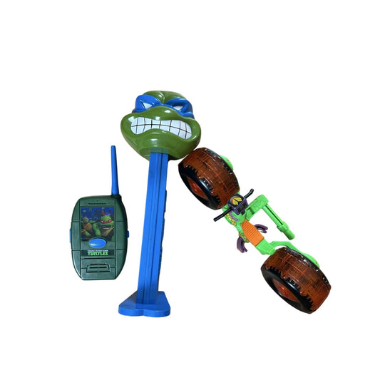 Teenage Mutant Ninja Turtles Leonardo Head Launcher Remote Vehicle Toy W/Remote