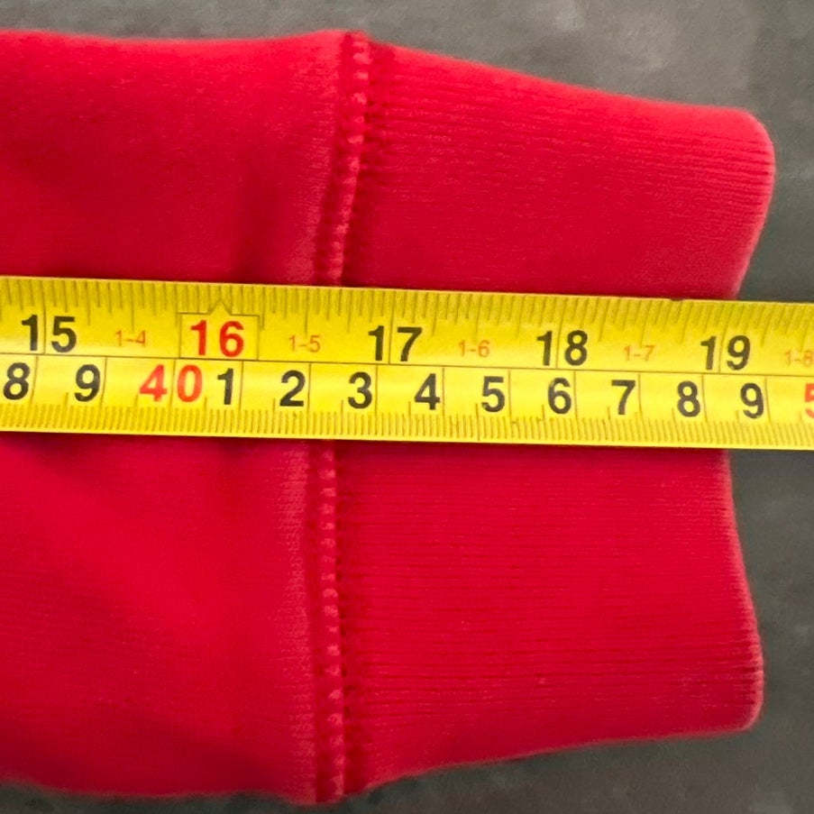 Ralph Lauren Jean Co. Large Zip Up Red Sweater Cotton