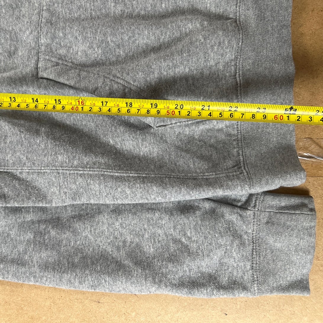 Nike Pullover Hoodie Sweatshirt Mens Size Medium Gray Swoosh Logo