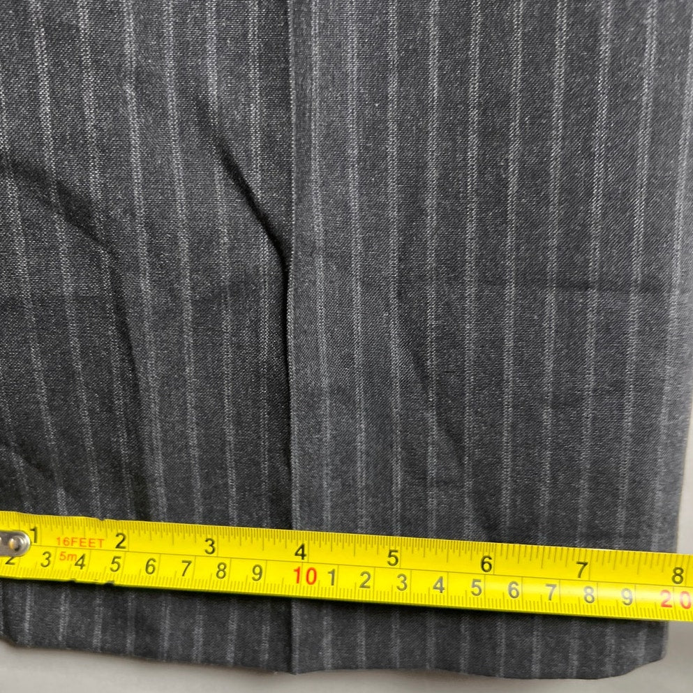 Express Producer 30 Gray Pin Stripped Dress Pants Mens