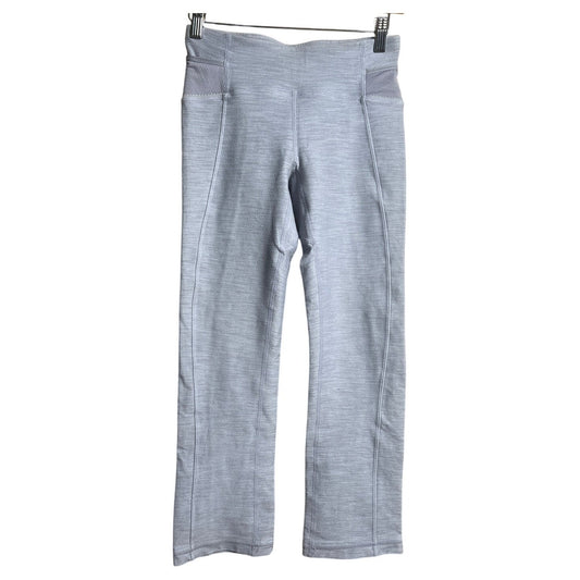 Lululemon Size 4 Women's Ride On Crop Activewear Pants Gray