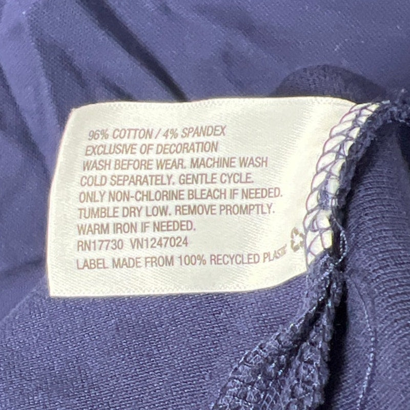 Vineyard Vines Cotton Size XL 14/16 Blue Polo Shirt Teen