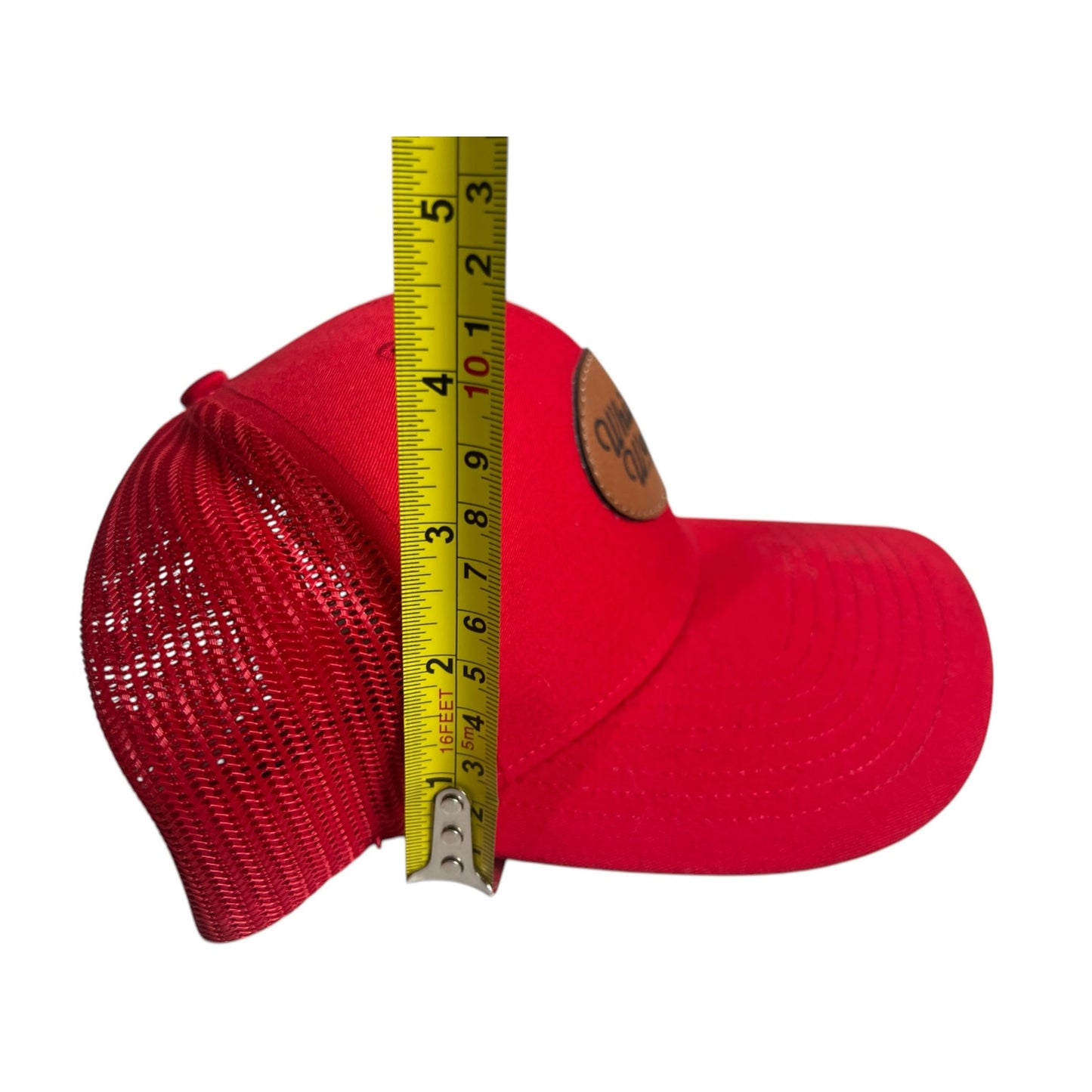 Whiskey Weather Richardson Red Trucker Hat Adjustable Strap