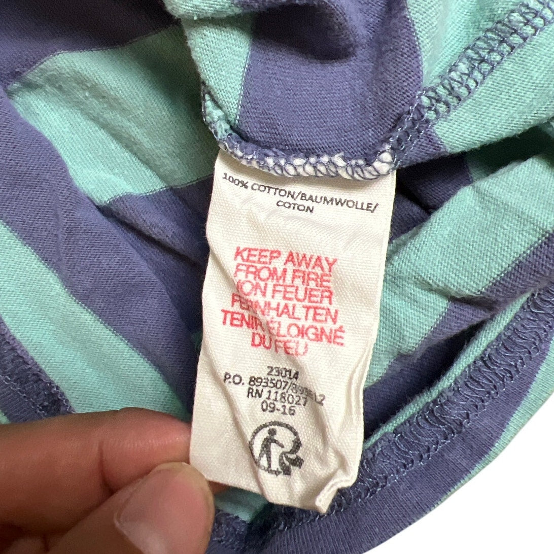 Mini Boden Unisex Kid Stripped long-Sleeve Top Size 6-7Y