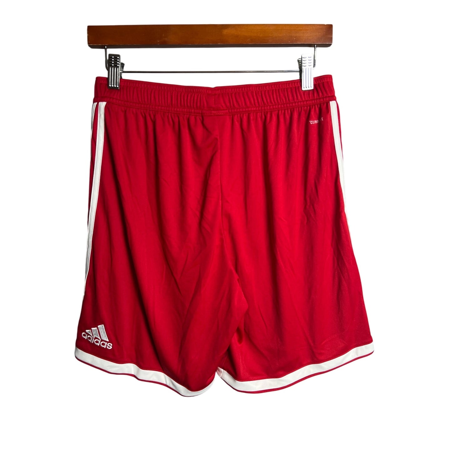 NWT Adidas Red Basketball Shorts Size Medium 100% Polyester Regista