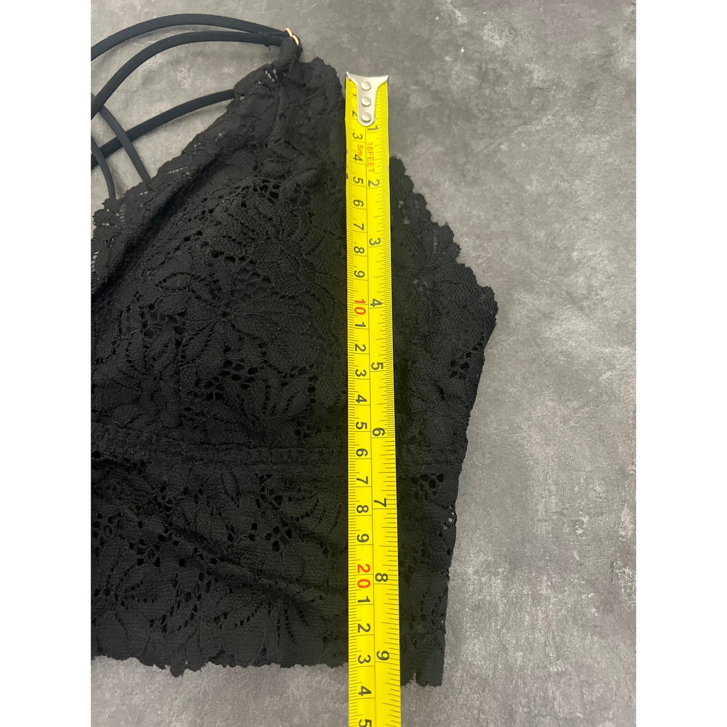 Victoria Secret Pink Size Large Black Lace Intimate Bra