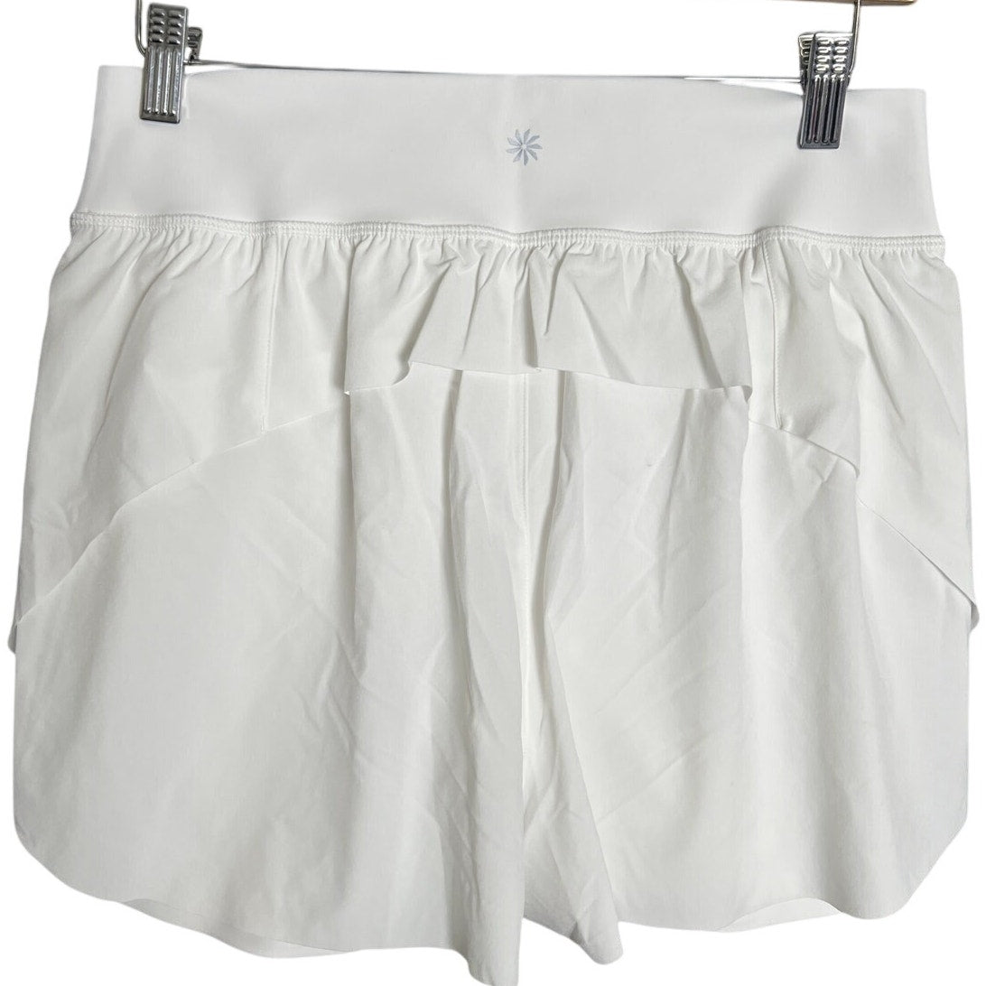 Athleta Crossover Women's Run Shorts White Size Medium