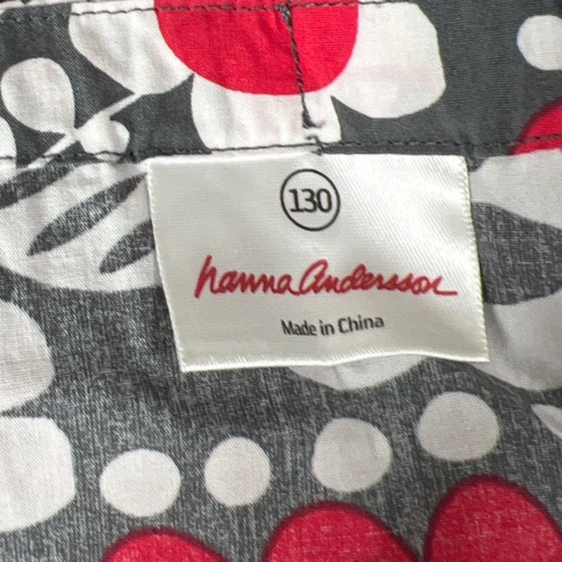 Hanna Andersson Girls Floral Dress Size 130