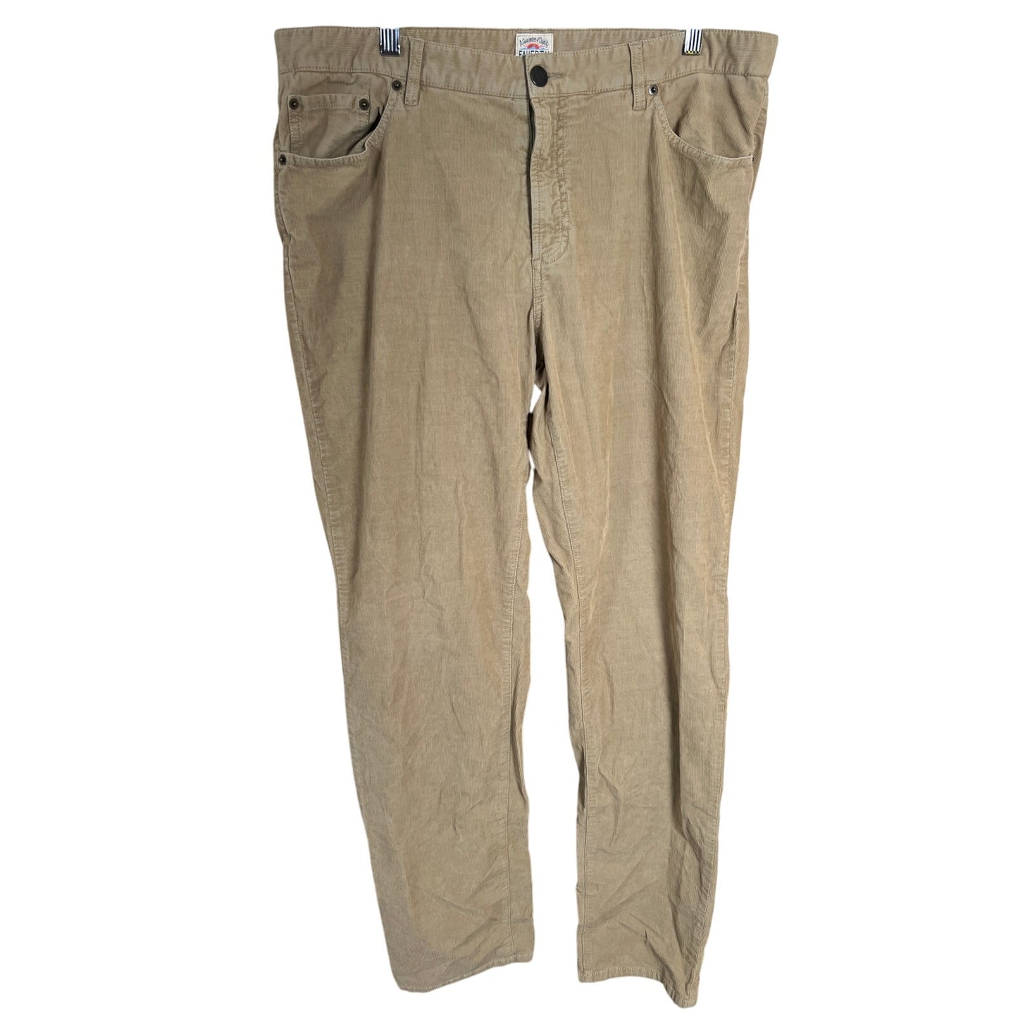 Faherty Brand Size 36 Corduroy Stretch Organic Cotton Blend 5 Pocket