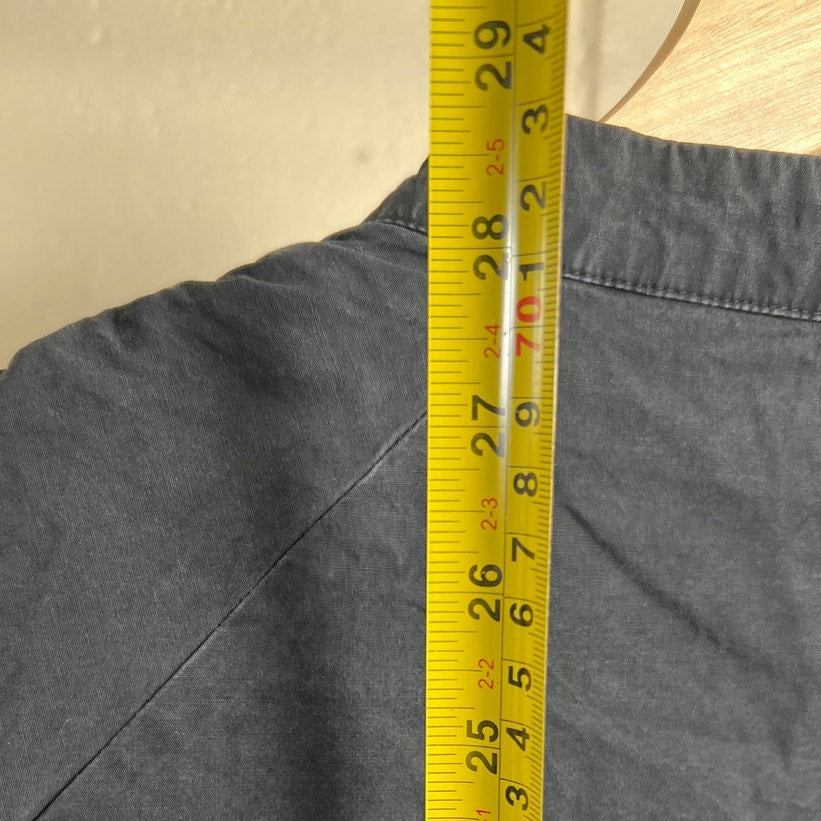 WoWo 2XL Button Down Gray Stretch Long Sleeve