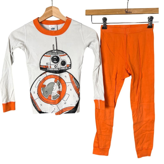 Hanna Andersson Star Wars BB-8 Glow-in-the-Dark Pajama Set Kids 6-7