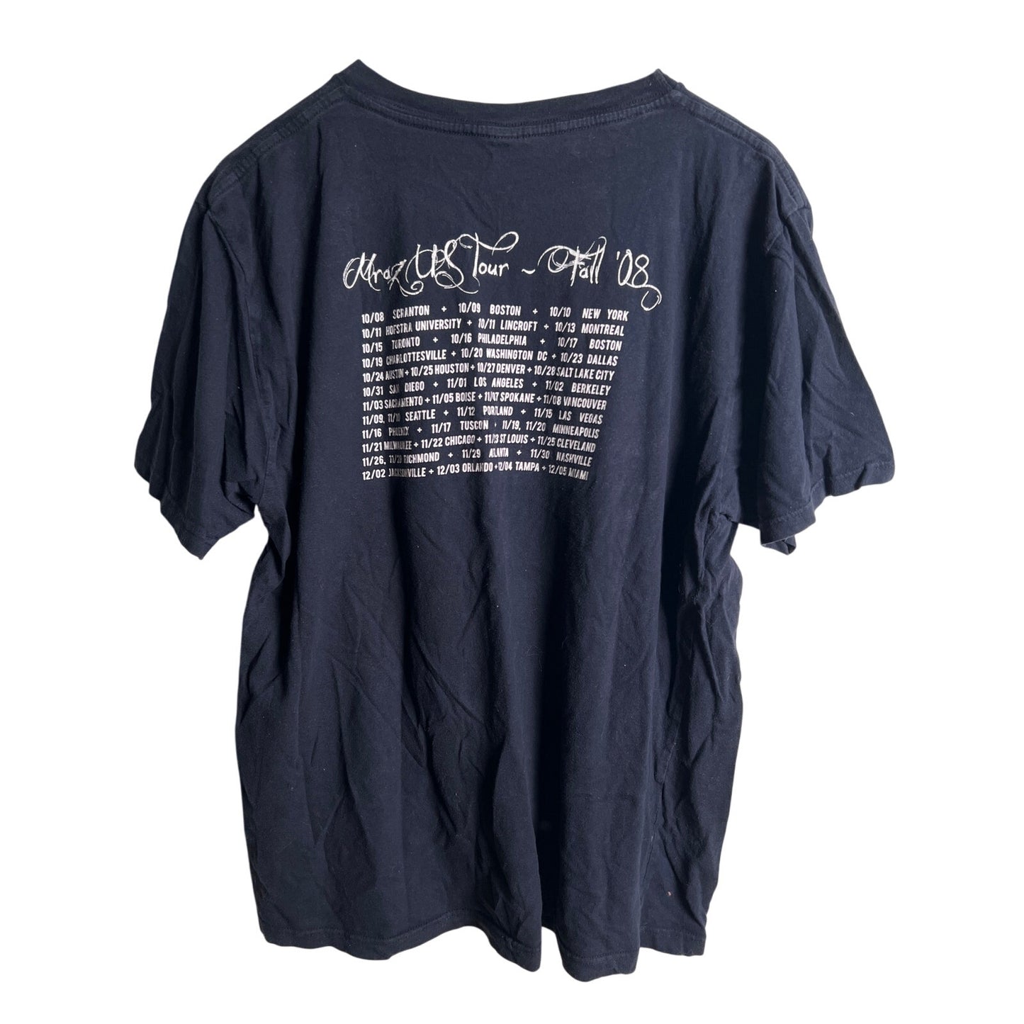 Jason Mraz Summer 2009 Tour Men Size XL T-Shirt