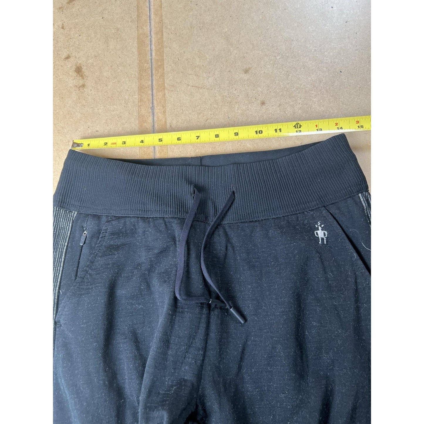 SmartWool Pants Womens M Black Jogger Knit Wool Polyamide Spandex Pockets