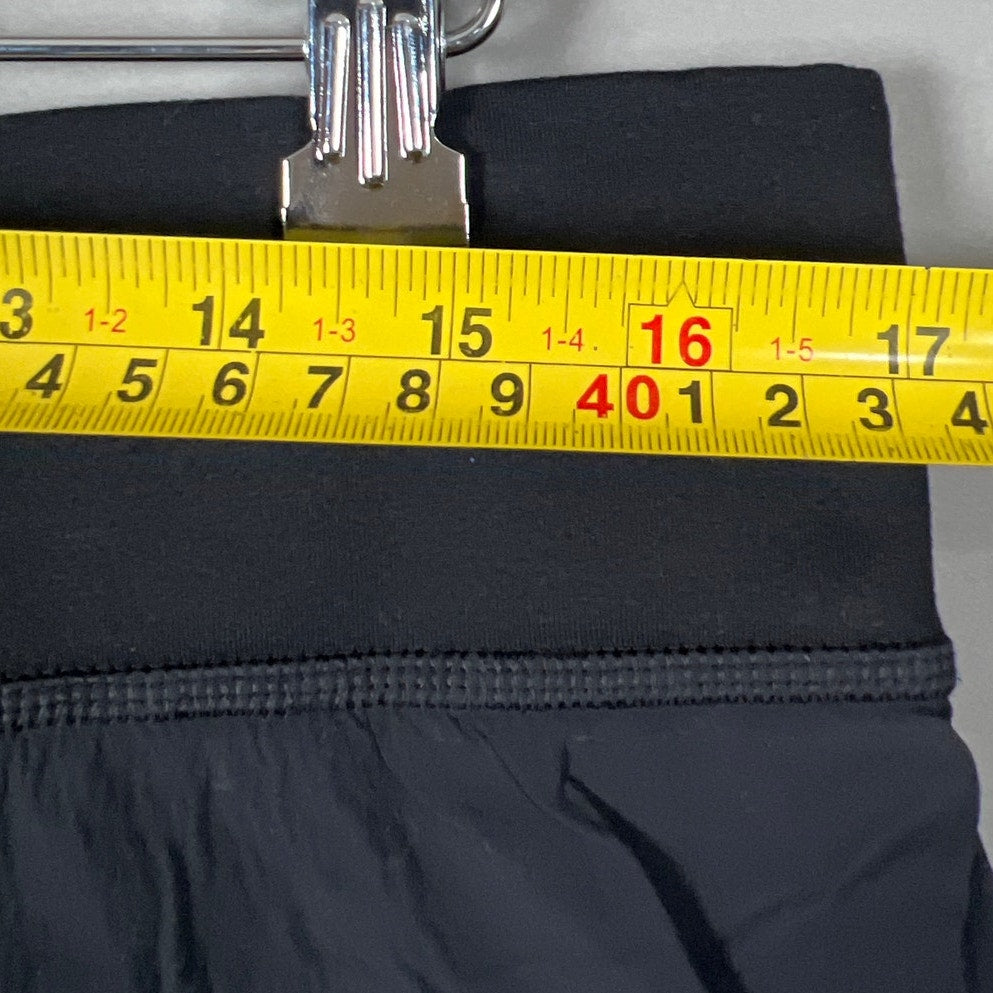 REI Women's Size Large Nylon Black Shorts Running Zip Pocket Athletic