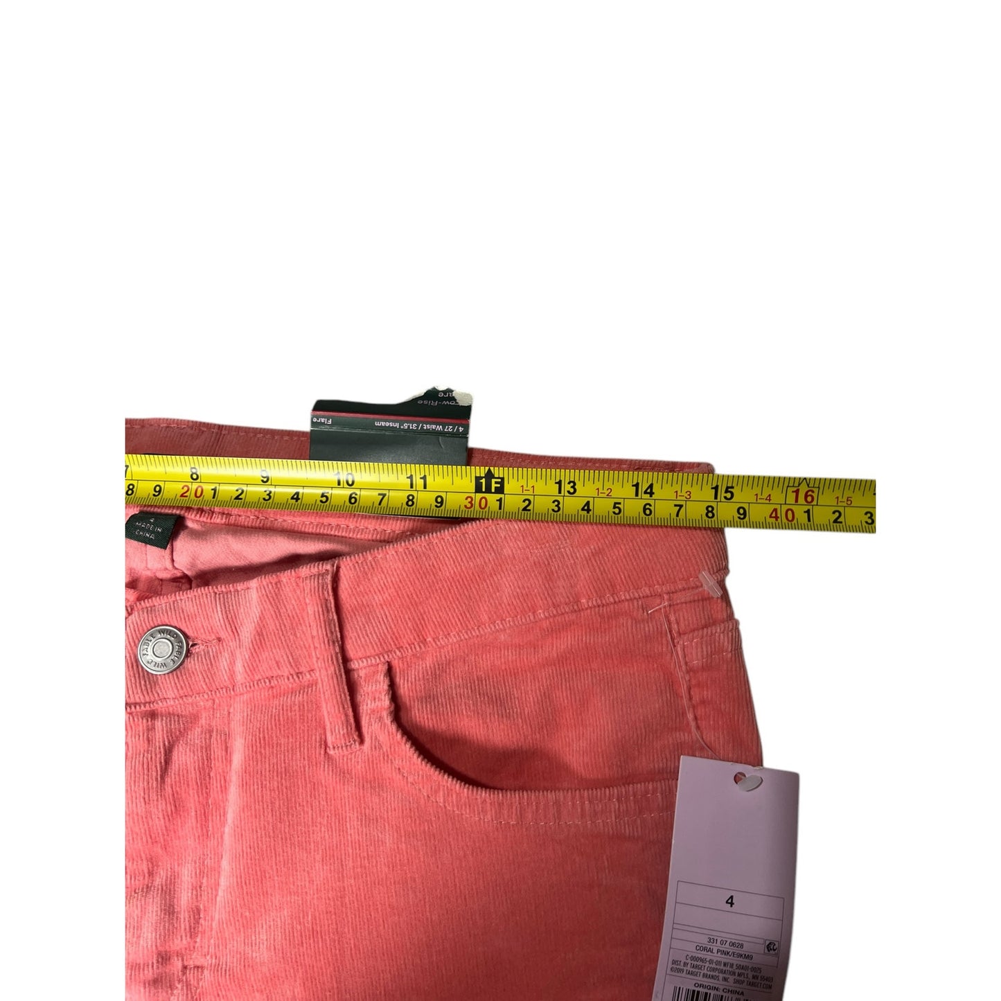 Wild Fable Size 4 Low-Rise Flare NWT Corduroy Pants