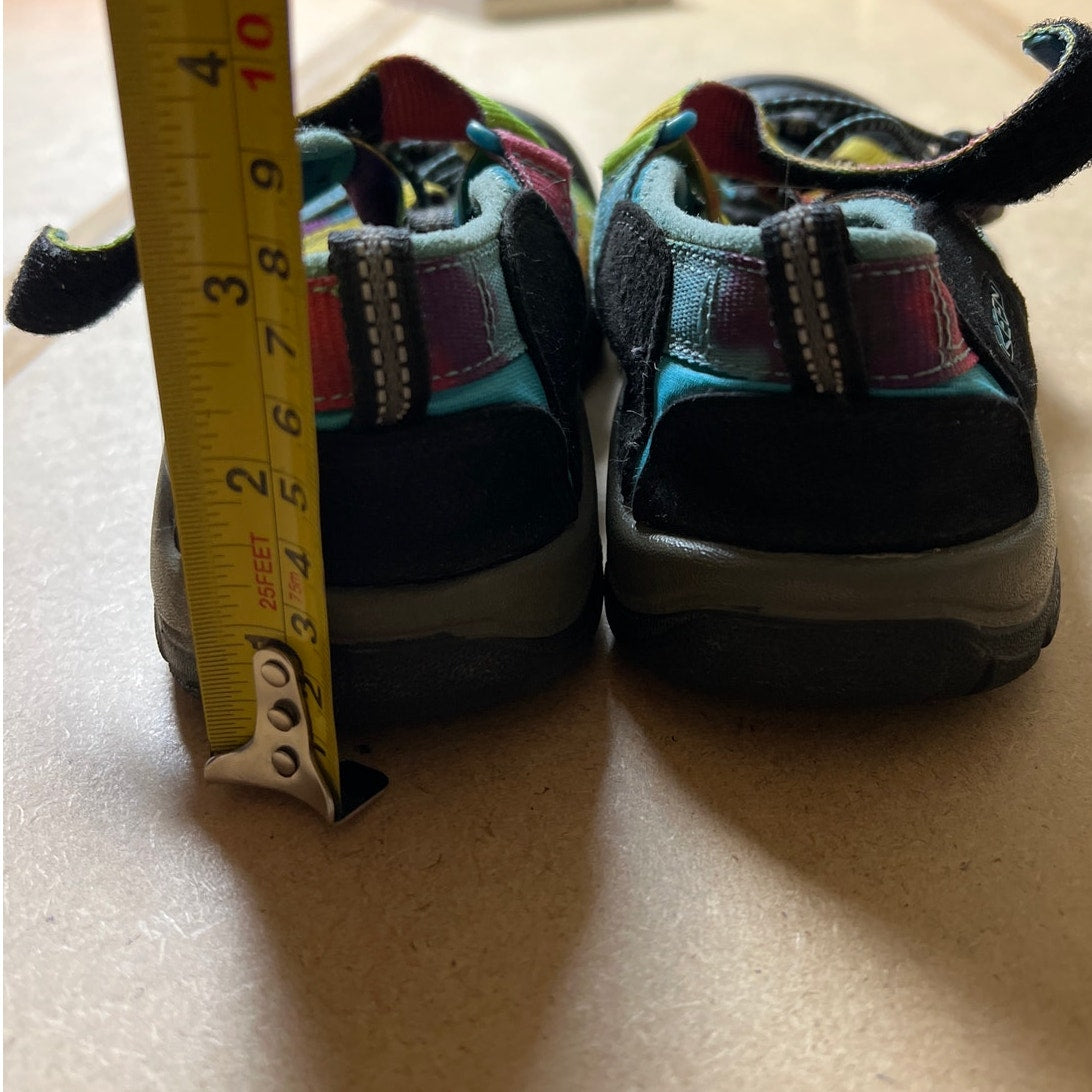 KEEN Newport H2 Water Shoes Sandals Womens Size 4 Rainbow Tie Dye Washable