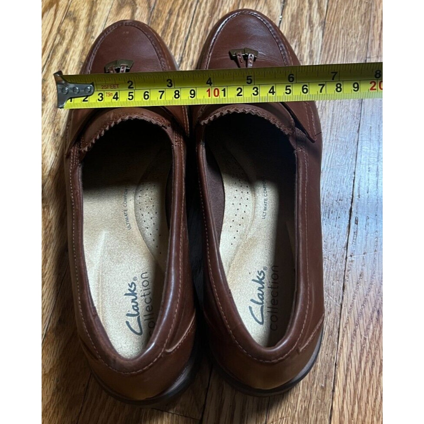 Clark Collection Women 9 Brown Loafers Shoes