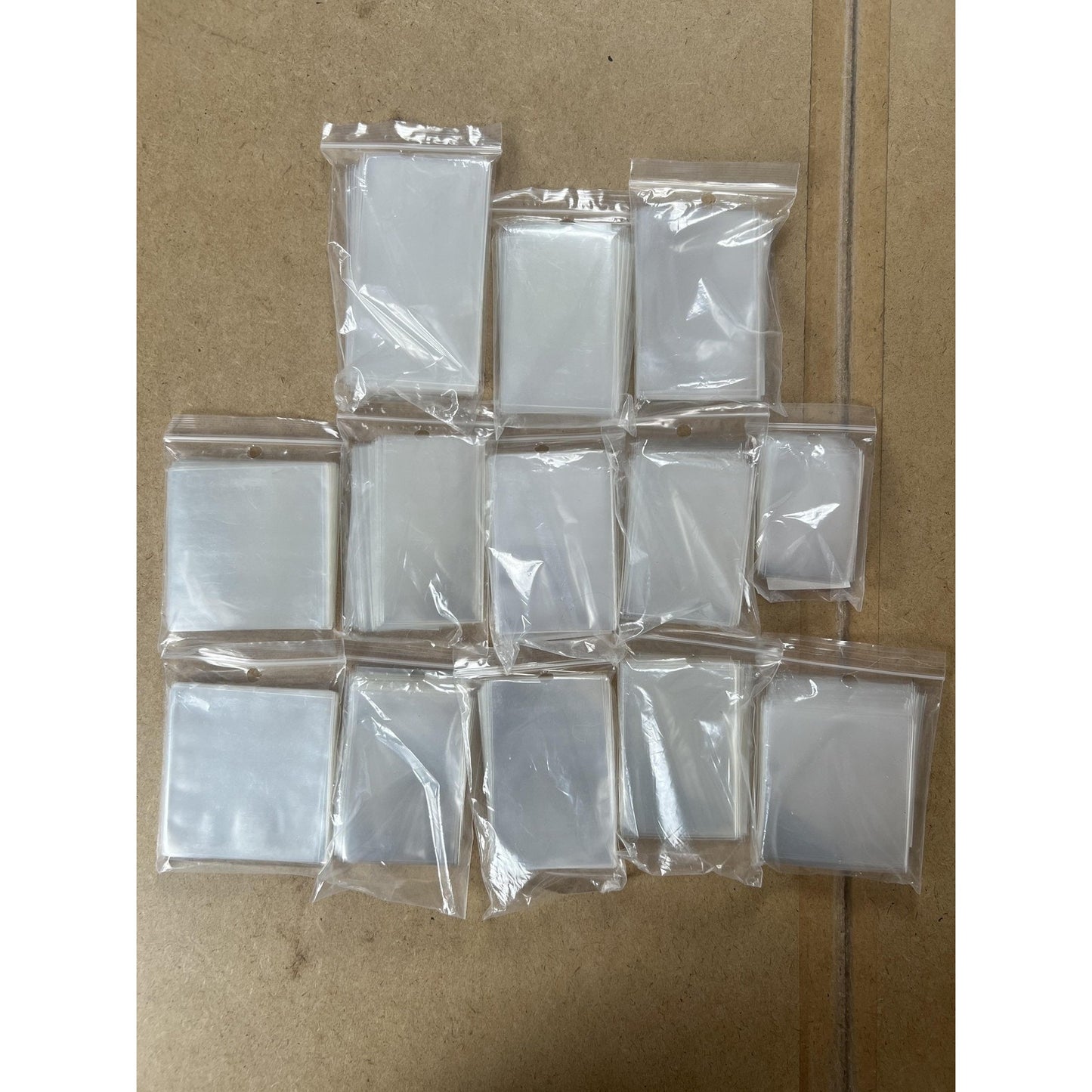Mayday Games Card Sleeves Clear Lot Of 13 Assorted Sizes 50-100ct Polypropylene