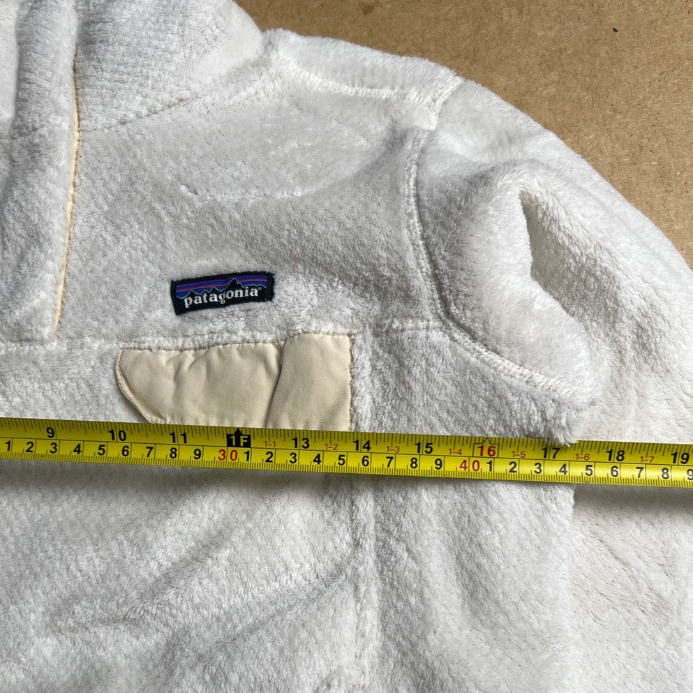 Patagonia Re-Tool Snap-T Fleece Pullover Women's S Off White/Raw Linen Polartec