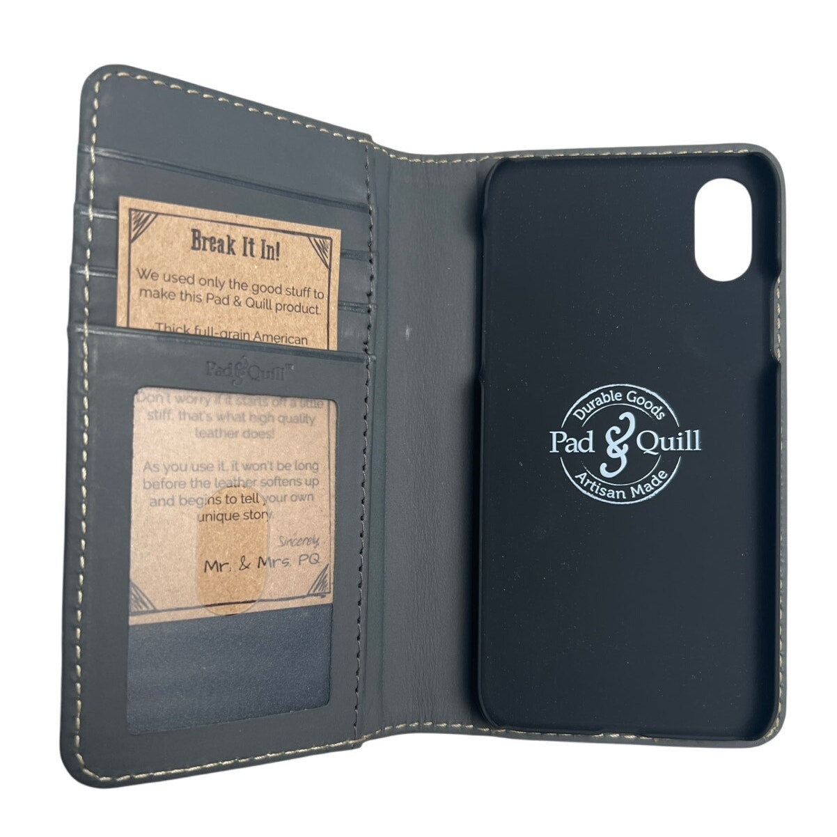 Pad & Quill Leather iPhone XR Tan Case Artisan Made