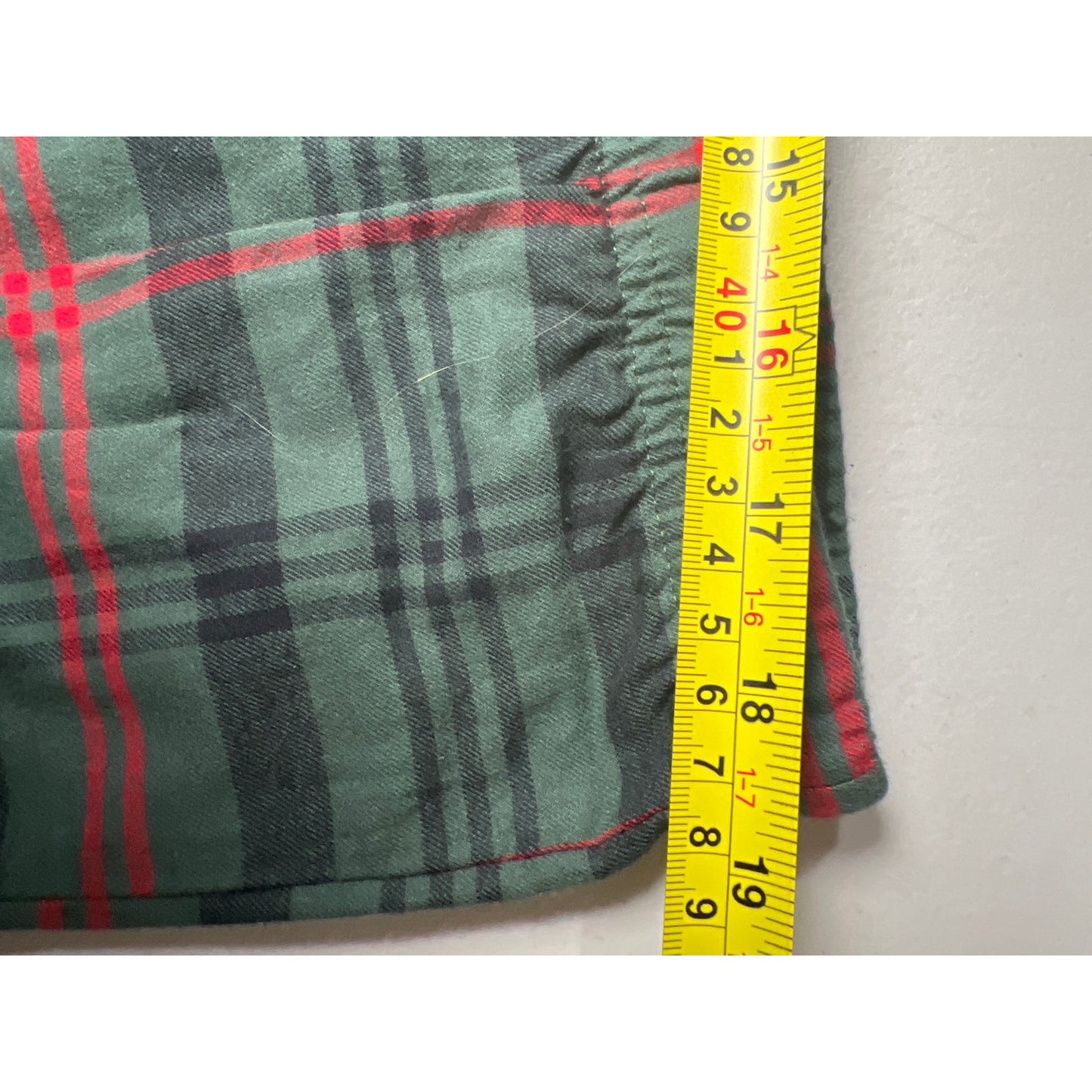 Magnolia Hearth & Hand Green Plaid Pajama Set Women's Large Tall