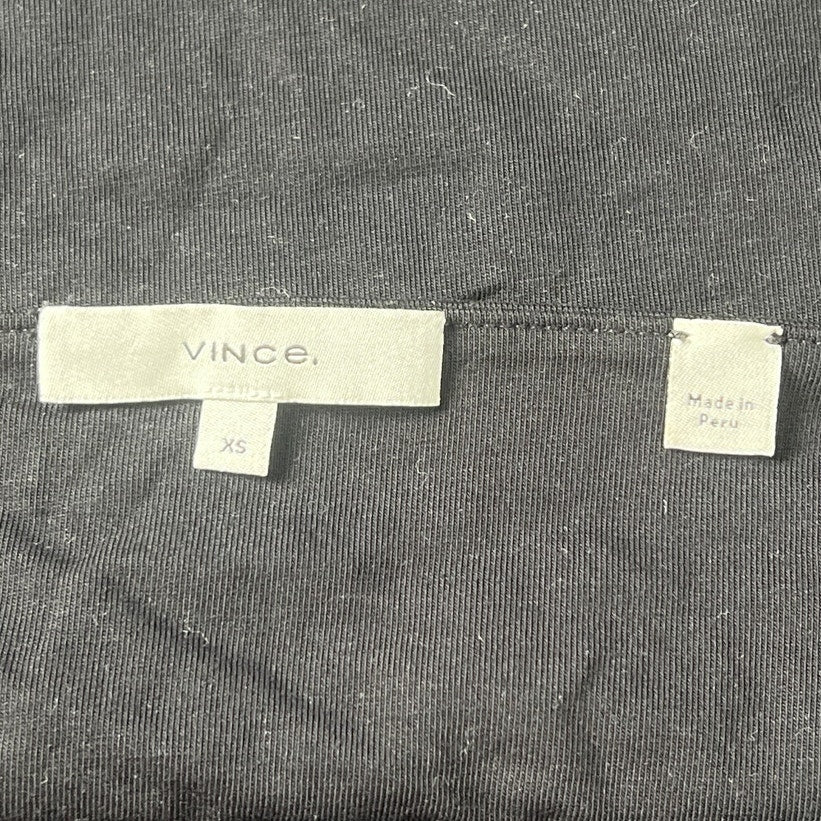 Vince Made In Peru XS Black Women's Tank Top