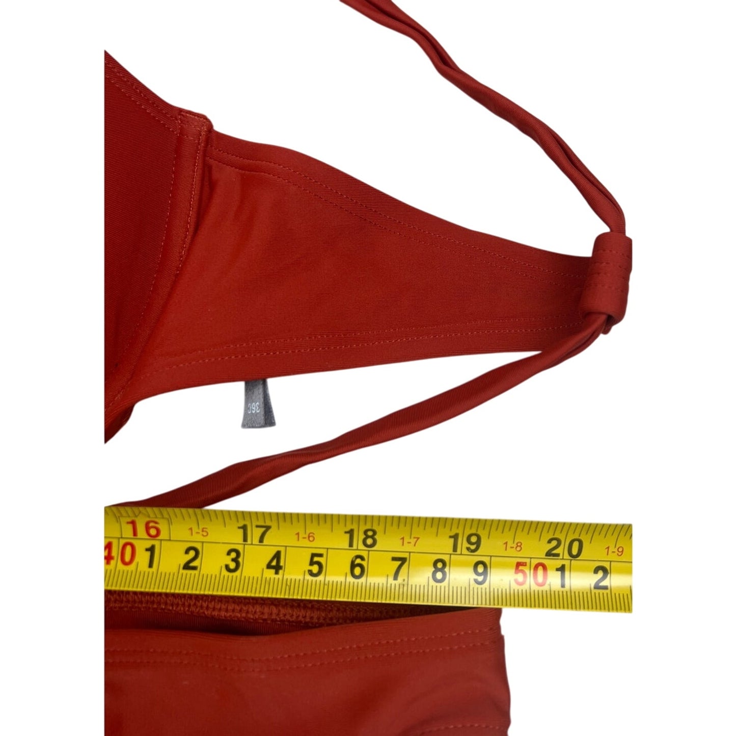 Aerie 36C Bra XL Bottom swimsuit Two Piece Burn Orange