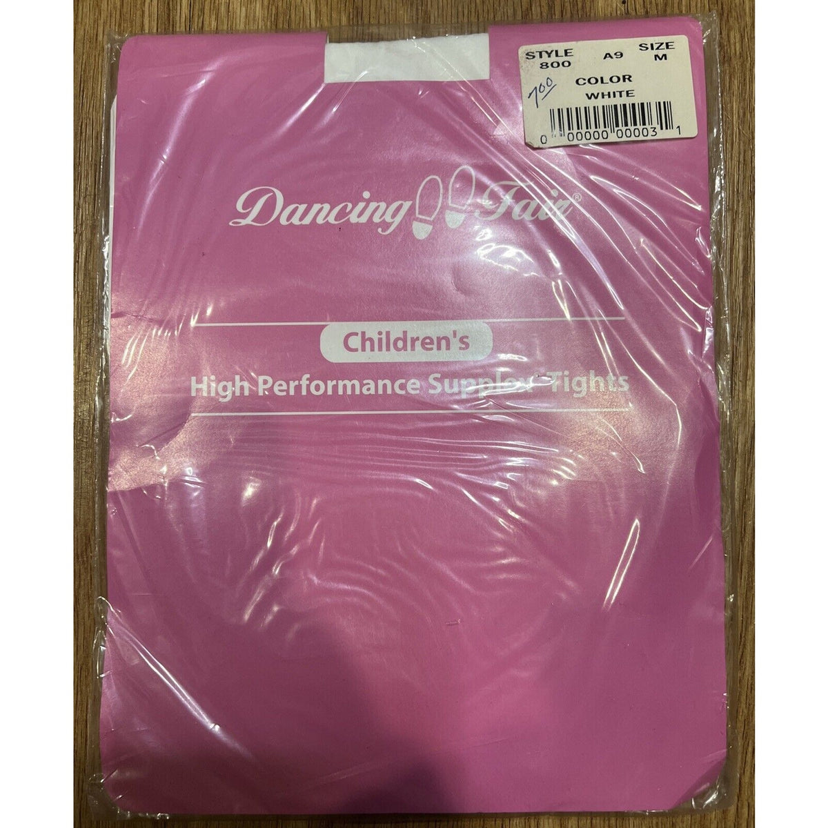 NEW Dancing Fair Size M Children's Ultimate Performance Tights Style 800 White