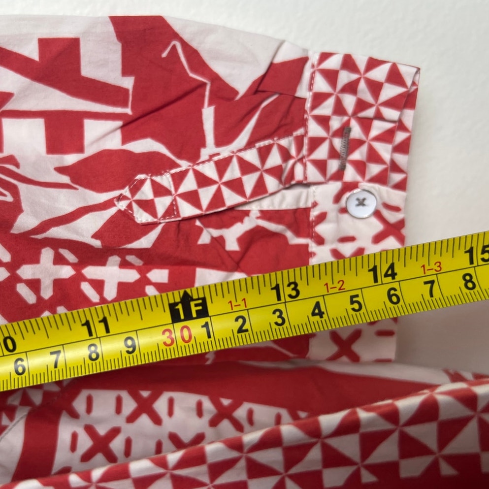 Anthropologie Maeve Printmaker Patchwork Shirt Dress Size M