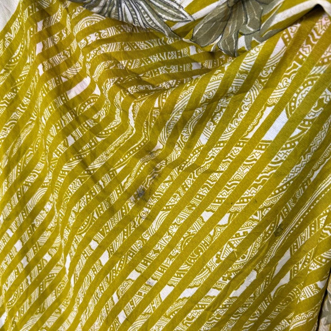 India Boutique Skirt Floral Patterned Full Wrap Reversable