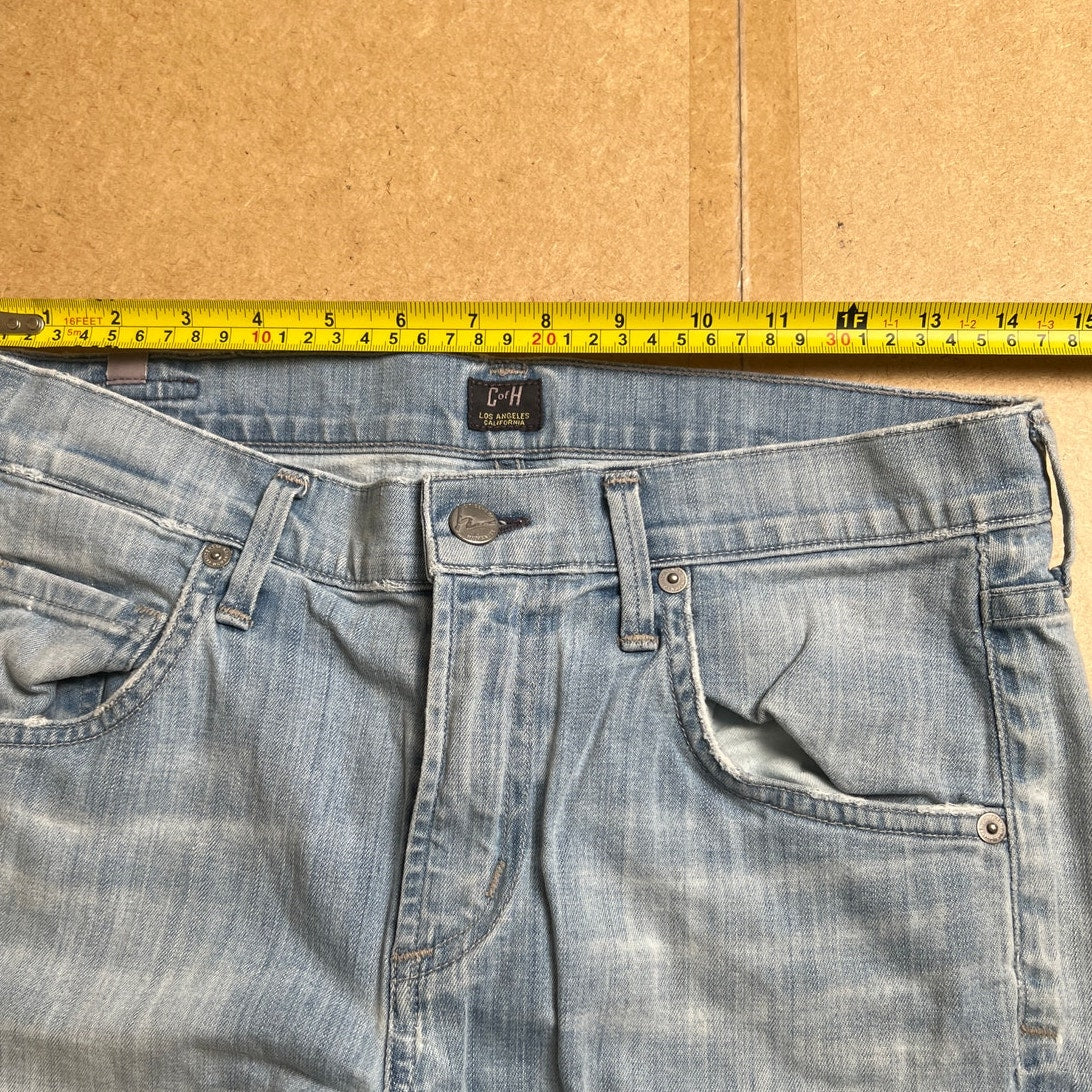 Citzens Of Humanity Jeans Mens 27 Light Wash Blue Denim Straight Leg